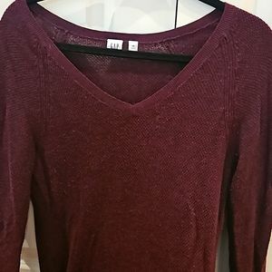 Gap sweater, XS, burgundy